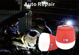 Red Solar Rechargeable Emergency Light