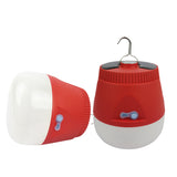 Red Solar Rechargeable Emergency Light