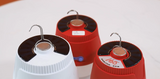 Red Solar Rechargeable Emergency Light